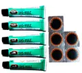 5x Tip Top Vulkanisierflüssigkeit SVS Vulc 5g + 5x TipTop Schlauchflicken 25 mm