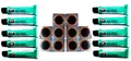 10x Tip Top Vulkanisierflüssigkeit SVS Vulc 5g + 10x TipTop Schlauchflicken 25mm