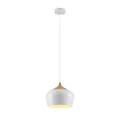Lindby Pendelleuchte Vilsera (Skandinavisch) in Weiß aus Metall (1 flammig, E27) - Deckenlampe Esstischlampe Hängelampe Hängeleuchte Wohnzimmerleuchte