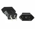 DINIC Reisestecker, Stromadapter für Amerika USA und Japan auf 2-Pin Euro-Buchse