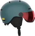 SALOMON ORKA VISOR Helm 2026 north atlantic/universal flash red - KL