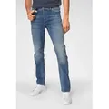Jack & Jones Slim-fit-Jeans JJITIM mit Waschung und praktischen Taschen Abriebeffekte, modisch, slim fit, Denim blau 34
