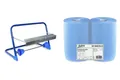 Hypafol Papierhandtuch SET, (mit passendem Spender auswählbar), 2 x blaue Industrierolle