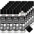 TECPO 24x Multi Schaum Reiniger, 500ml Kfz Reinigungsmittel für Innenraum, Kunststoff, Scheiben, Polster, Glas, Metall Autopflege Aktiv Reiniger