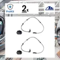 2x ORIGINAL® Ate Sensor, Raddrehzahl Vorne für Renault MASTER III Kasten