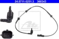 ATE ABS-SENSOR RADDREHZAHL VORDERACHSE passend für RENAULT MASTER 24.0711-5251.3