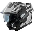 Bogotto FS-X600 Vyda Klapphelm, schwarz/grau/weiß, XL