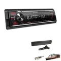 Kenwood 1-DIN Autoradio Bluetooth USB AUX für Ford Focus I 1998-2004 schwarz