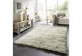 THEKO Wollteppich Flokos 2, rund, Höhe: 70 mm, original griechischer Flokati, Hochflor, Uni Farben, reine Wolle