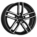 1x DEZENT DEZENT TR DARK black/polished front 6.5Jx16 5x114.3 ET48
