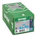 SPAX Ø 4,5 mm - Senkkopf T- STAR plus - Teilgewinde - Edelstahl A2 70 mm