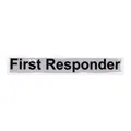 RescPol Rückenschild First Responder - 30 x 5cm - weiß