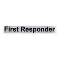 Rückenschild First Responder - 30 x 5cm - weiß