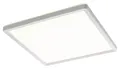 casa NOVA LED Deckenleuchte PLAIN, 1-flammig, 29 x 29 cm, Silbergrau, Weiß, LED fest integriert, Neutralweiß, Kunststoff, Spritzwassergeschützt IP44