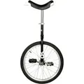 QU-AX Einrad OnlyOne 20" schwarz Alufelge, Reifen schwarz - Schwarz