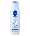 NIVEA Classic Care Shampoo (250 ml), pflegendes Haarshampoo mit Baumwollsamen-Öl, besonders mild reinigendes Pflegeshampoo für gesunden Glanz