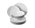 Rosenthal Geschirr-Set Tafel-Set 12-tlg. TAC Gropius Weiß, Hartporzellan