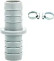 tecuro Verbindungssatz für Ablaufschläuche Ø 21-24 mm von Wasch-, Spülmaschinen