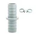 tecuro Verbindungssatz für Ablaufschläuche Ø 21-24 mm von Wasch-, Spülmaschinen - 56603-S