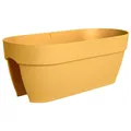 elho® Vibia campana Geländerkasten Flower Bridge Honiggelb 60 cm - Kunststoff