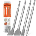 Meißel Set für Beton & Mauerwerk  SDS Plus  LONG LIFE 4tlg  250mm lang, angew...