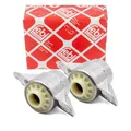 2x febi Federbeinlager Domlager für PORSCHE MACAN (95B) PR-1KB hinten 95B513353A
