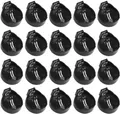 20x 3V CR2032 CR2025 Knopfzellen Batteriehalter Adapter Schwarz Silber