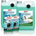 2x 5 L LITER SONAX SCHEIBENREINIGER WISCHWASSER OCEAN-FRESH + 2x LUFTERFRISCHER