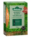 Dehner Rasensamen Herbst-Nachsaat Saatgut, schnell keimend, regenerierend, 750 g, 25 m², robust, nährstoffreich, ideal nach dem Sommer, pflegeleicht