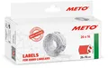 Original Meto Preisauszeichner Etiketten (26x16 mm, 2-zeilig, 6.000 Stück, fluor rot, permanent, Preisetiketten für Meto, Contact, Sato, Avery, Tovel, Samark etc.)