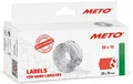 METO Etiketten für Preisauszeichner 26 x 16 mm rot 6 Rollen à 1.000 Etiketten