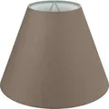 Wogati® Premium Lampenschirm | Größe: S | ØU:20cm | Farbe: Braun | E14/E27 | konisch | Baumwolle | für Stehlampen, Hängelampen, Tischlampen, Deckenlampen