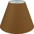 Lampenschirm Baumwolle | S: Ø20 cm | Konisch | E14/E27 | Braun