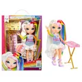 Rainbow High Junior High Rock Band - Amaya, Regenbogenfarben - 23 cm Modepuppe mit Keyboard, Individuell mit Aufklebern Gestaltbar, Beweglich, Süßes Spielzeug für Kinder ab 4 Jahren