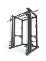 ATLETICA R7-Forge Power Rack | 220cm Höhe | Mit Plate Load Gewichte und Smith Machine | Smith kann optional vor oder hinter dem Rack angebracht werden