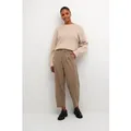 Pants Suiting Regular fit Brindle brown