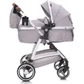 Lalalux Babyboomer leichter Kombikinderwagen Komplettset | Multifunktions Kinderwagen 2 in 1 | klappbar, sportlich, universell, doppelte Federung, ... - Schwarz
