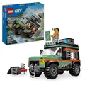 LEGO City Offroad Geländewagen - Bauspielzeug Set für Jungen und Mädchen ab 6 Jahren - Geschenk zum Geburtstag oder für Feiertage - Inkl. Abenteurer Minifigur und Zubehör 60447