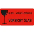 EICHNER 9220-00081-001 250 EICHNER Warnetiketten rot &raquo Vorsicht Glas!&laquo