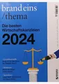 brand eins / thema 29/2024 "Die besten Wirtschaftskanzleien 2024"