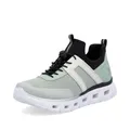Rieker Damen Low-Top Sneaker M6061, Frauen Halbschuhe,Freizeitschuhe,Turnschuhe,Laufschuhe,straßenschuhe,Sportschuhe,grün Kombi (52),38 EU / 5 UK
