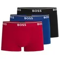 BOSS Trunk TRUNK 3 PACK (3-St) BOSS Schriftzug auf dem Bund bunt L (52)