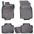 Design 3D Gummimatten Set für Nissan X-Trail (T32) Baujahr ab 2014 | Extra hoher 5cm Rand