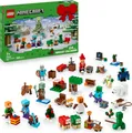 LEGO Minecraft Adventskalender 2025 - Weihnachten Spielzeug für Jungen & Mädchen