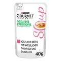 Gourmet Crystal Soup für Katzen mit naturbelassenem Thunfisch und Sardellen, 32er Pack (32 x 40g)