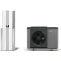 WOLF Wärmepumpen-Center CHC-Monoblock 10/300-50 inklusive CHA10/400V, Warmwasserspeicher, Reihenpufferspeicher + Bedienmodul - 9146845