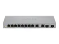 ZyXEL XGS1010-12 - V2 - Switch - managed - 8 x 10/100/1000 + 2 x 100/1000/2.5G + 2 x 1 Gigabit/10 Gigabit SFP+ (Uplink) (XGS1010-12-ZZ0102F)