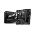 MSI PRO B760M-P DDR4 Mainboard LGA 1700 128 GB DDR4 7.1 Audio Schwarz