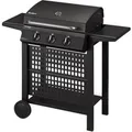Enders Gasgrill San Diego Next 3 mit 3 Brennern & Seitenablagen Schwarz