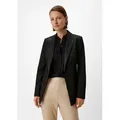 comma Jackenblazer Indoor-Blazer Taillierter Blazer schwarz 32